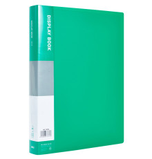 Папка с файлами DELI "Classic" на 60 вкладышей, 0,7 мм, зеленая