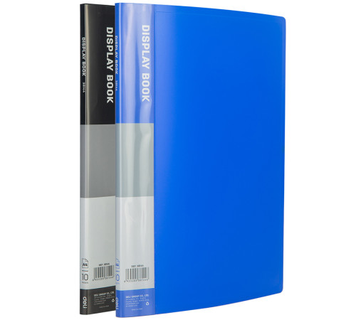 Папка с файлами DELI "Классик" на 10 вкладышей, ассорти