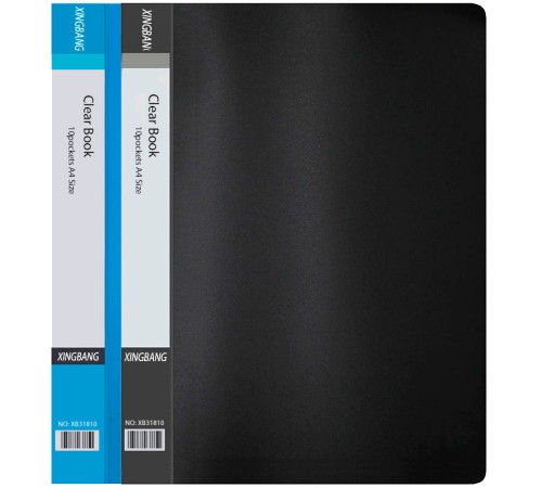 Папка с файлами "33610A" на 10 вкладышей, ассорти