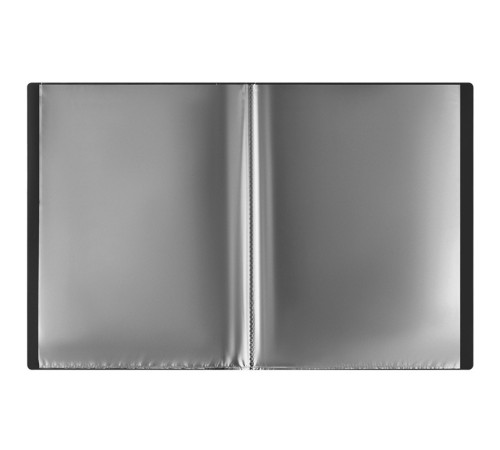 Папка с файлами СТАММ на 10 вкладышей, черная