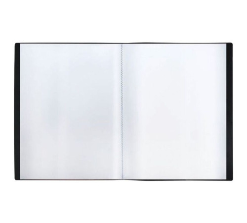 Папка с файлами СТАММ на 40 вкладышей, черная