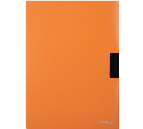 Папка с клипом DELI А4 для сшивания листов, 300 мкм, корешок 10 мм, ассорти