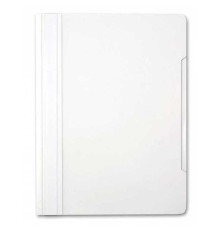 Папка-скоросшиватель БЮРОКРАТ, А4, 160/180 мкм, белая