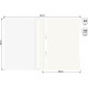 Папка-скоросшиватель БЮРОКРАТ, А4, 160/180 мкм, белая