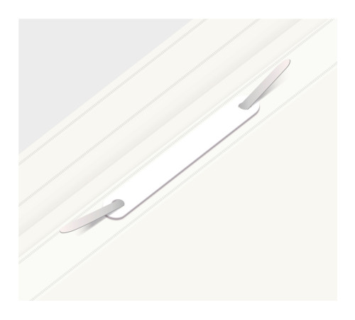 Папка-скоросшиватель БЮРОКРАТ, А4, 160/180 мкм, белая