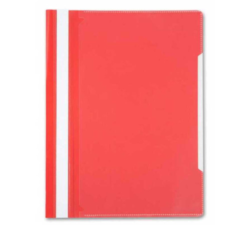 Папка-скоросшиватель БЮРОКРАТ, А4, 160/180 мкм, красная