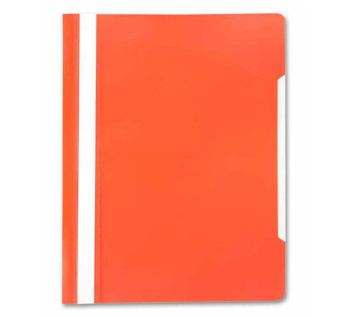 Папка-скоросшиватель БЮРОКРАТ, А4, 160/180 мкм, оранжевая