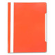 Папка-скоросшиватель БЮРОКРАТ, А4, 160/180 мкм, оранжевая