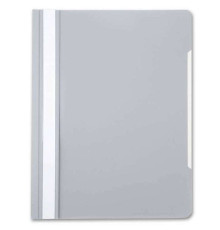 Папка-скоросшиватель БЮРОКРАТ, А4, 160/180 мкм, серая