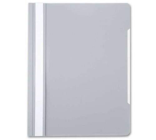 Папка-скоросшиватель БЮРОКРАТ, А4, 160/180 мкм, серая