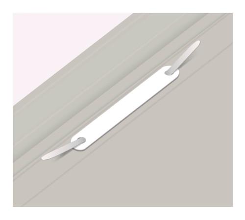 Папка-скоросшиватель БЮРОКРАТ, А4, 160/180 мкм, серая