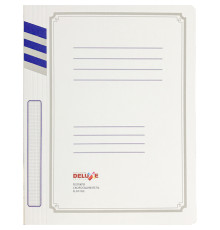 Папка-скоросшиватель картонная DELUX, А4 формат, 380 гр, ассорти