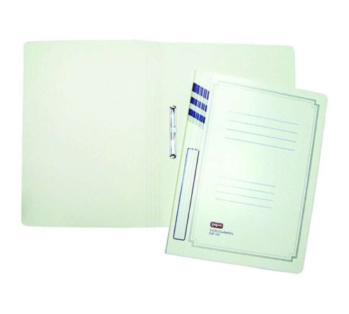 Папка-скоросшиватель картонная DELUX, А4 формат, 380 гр, ассорти