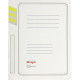 Папка-скоросшиватель картонная DELUXE, А4 формат, 380 гр, желтая