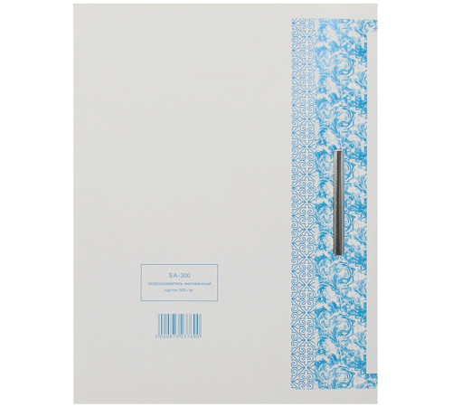 Папка-скоросшиватель картонная KUVERT, мелованная, А4 формат, 300 гр, белая