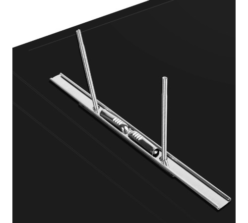 Папка-скоросшиватель с пружинным механизмом БЮРОКРАТ, А4 , внутренний карман, черная