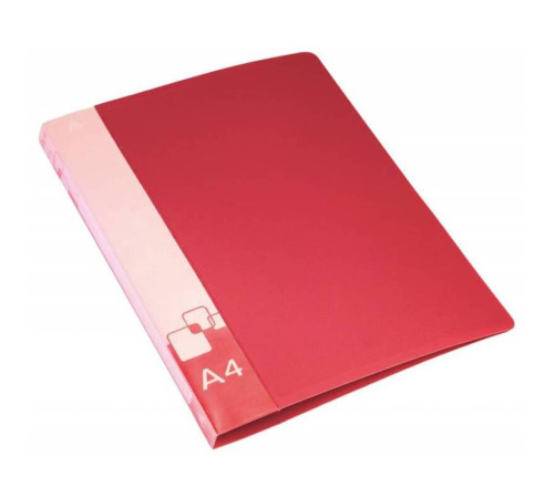 Папка-скоросшиватель с пружинным механизмом БЮРОКРАТ, А4 , внутренний карман, красная