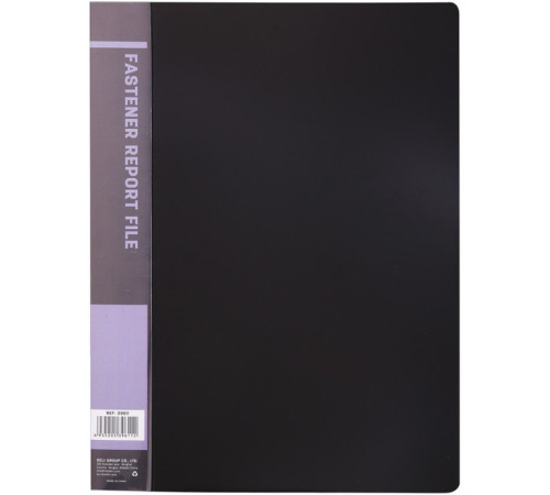 Папка-скоросшиватель с пружинным механизмом DELI, А4, 600 мкм, торц. карман, ассорти