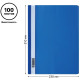 Папка-скоросшиватель СТАММ, А4, 160 мкм, синяя