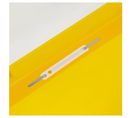 Папка-скоросшиватель СТАММ с перфорацией, А4, 120 мкм, желтая