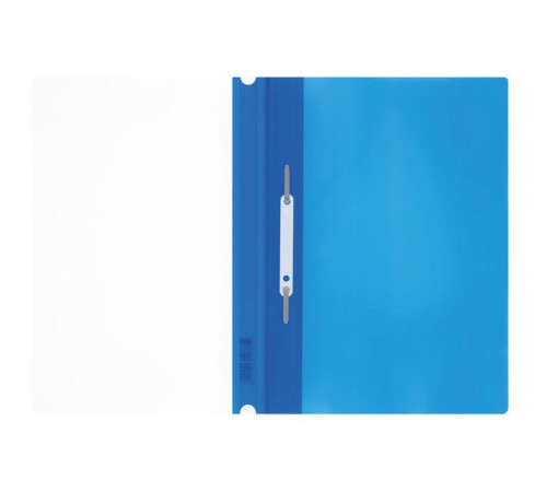 Папка-скоросшиватель СТАММ с перфорацией, А4, 160 мкм, синяя