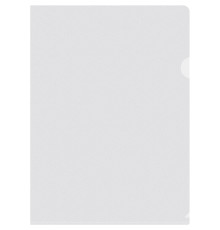 Папка-уголок Silwerhof, А4, 120 мкм, прозрачная