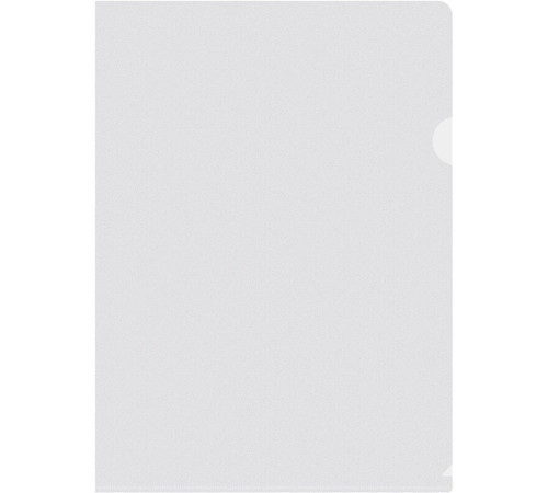 Папка-уголок Silwerhof, А4, 120 мкм, прозрачная