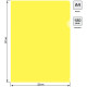 Папка-уголок Silwerhof, А4, 120 мкм, желтая