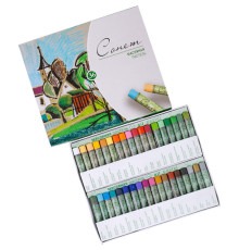 Пастель масляная ЗХК "Сонет", 36 цветов, картон