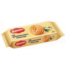 Печенье Яшкино "Ванильное кольцо", сдобное, 180 гр.