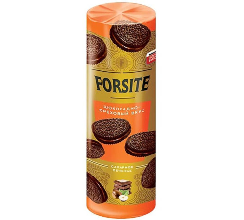 Печенье–сэндвич с шоколадно-ореховым вкусом «Forsite», 220 г