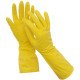 Перчатки латексные гелевые (плотные), желтые, размер L