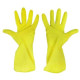 Перчатки латексные гелевые (плотные), желтые, размер L