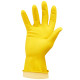 Перчатки резиновые OfficeClean, желтые, размер ХL