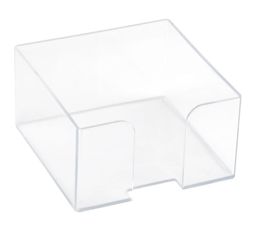 Пластбокс СТАММ прозрачный для бумажного блока 9х9х5 см
