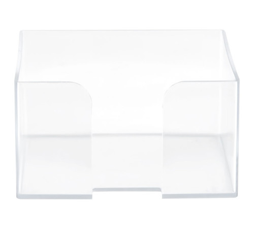 Пластбокс СТАММ прозрачный для бумажного блока 9х9х5 см