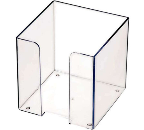 Пластбокс СТАММ прозрачный для бумажного блока 9х9х9 см