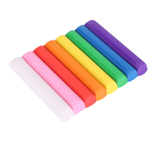 Пластилин Deli Dough 8 цветов, 100 гр., блистер с европодвесом