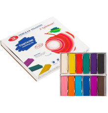 Пластилин Невская Палитра "Я-Художник" 12 цветов, со стеком, 240 гр.