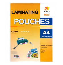 Пленка для ламинирования YIDU А4, 125 мкм, глянец, 100 штук в упаковке