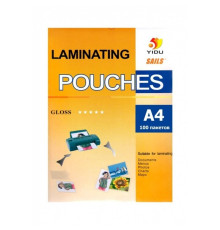 Пленка для ламинирования YIDU А4, 200 мкм, глянец, 100 штук в упаковке