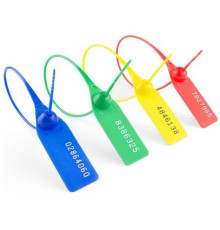 Пломба пластиковая номерная ОПТИМА, 250 мм, зеленая