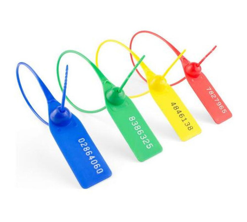 Пломба пластиковая номерная ОПТИМА, 250 мм, зеленая