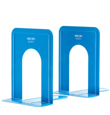 Подставка для книг DELI, металлическа, синяя