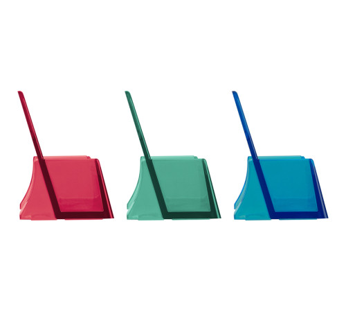 Подставка для визиток СТАММ, пастельные цвета, ассорти