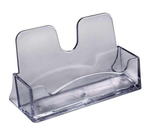 Подставка для визиток СТАММ тонированная серая