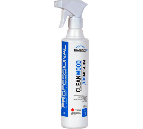 Полироль для мебели CleanWood, 500 мл
