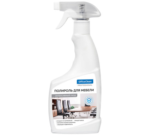 Полироль для мебели OfficeClean, спрей, 500 мл.