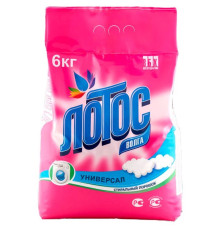 Порошок стиральный Лотос, универсальный, 6 кг.