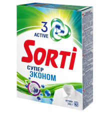 Порошок стиральный Sorti, "Супер Эконом",автомат, 350 гр.